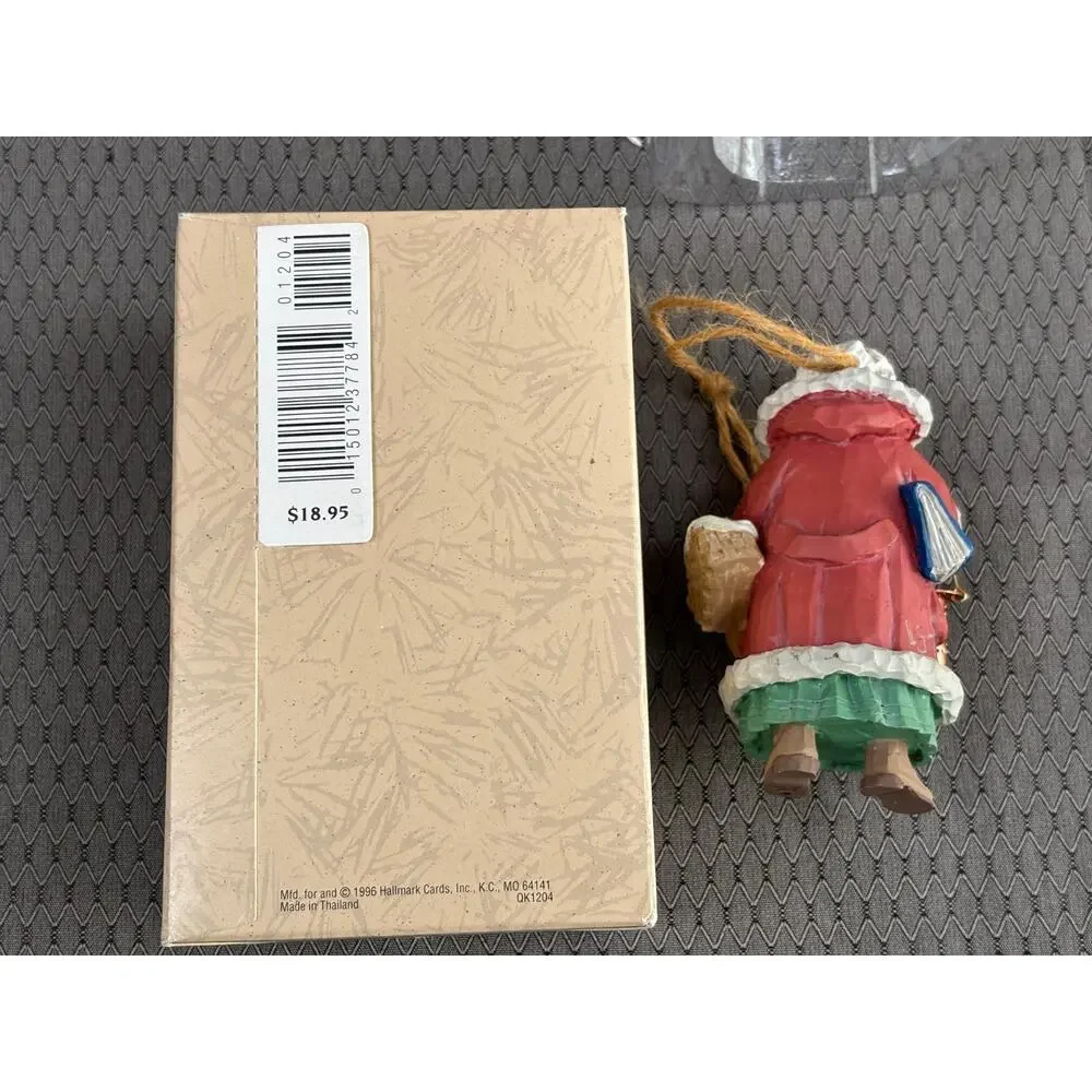 Mrs Santa Claus 1996 Hallmark Keepsake Ornament Folk Art Americana Collection